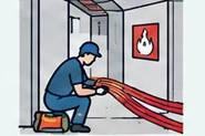 Układanie kabli pod instalacje przeciwpożarowe