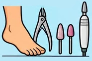 Pedicure klasyczny i frezarkowy